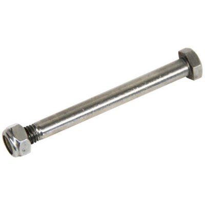 Non-Magnetic 7/16" Axle and Nut, for 24" Wheel on Standard MRI Wheelchairs