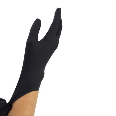 Black Latex Exam Gloves