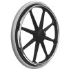 Black Mag Wheel with Pneumatic Tire