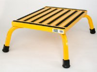 Show product details for Commercial Safety Step Stool 8 Inch Tall - 15 x 19