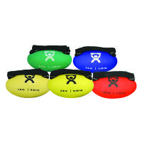 Show product details for CanDo Handy Grip Weight Ball - 5-piece set