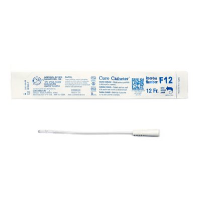 Cure Catheter - Uncoated, Female, 6" Straight Tip