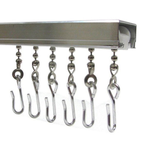 Ceiling Divider Bendable Aluminum Hospital Curtain Track Hooks