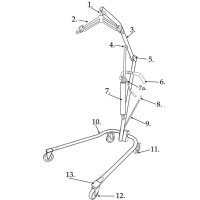 Drive Medical Mast Hinge Bolt