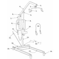 Drive Medical Cradle Attachment Bolt