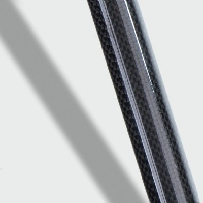Ergobaum 7G Black Mamba Forearm Crutches, Adult, Carbon Fiber, Pair