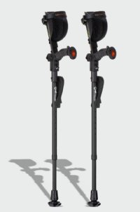 Show product details for Ergobaum Junior Forearm Crutches, Adult / Kids, Choose Color
