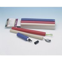 Show product details for 3/8" x 1 1/8" x 12" Red Foam Tubing, 6/Pack