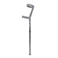 Show product details for Adult folding forearm crutches, fixed 4" full cuff (pair)