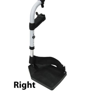 MRI Non-Ferromagnetic Detachable Footrest for Aluminum Wheelchair