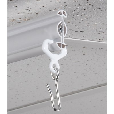 Nylon Carrier w/hook for Flexible Curtain Tracking