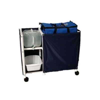 Deluxe New Era Hydration Cart w/ 5 Gallon Collapsible Water Jug, nylon skirt