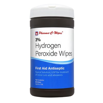 3% Hydrogen Peroxide Wipes