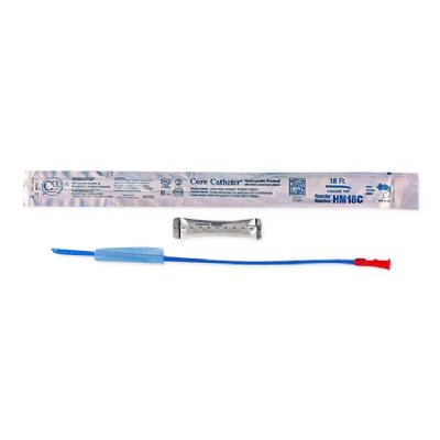 Hydrophilic Cure Catheter - Male, 16" Coude Tip