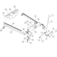 Invacare Adjustable Leg (Low Base) for Patient Lifter