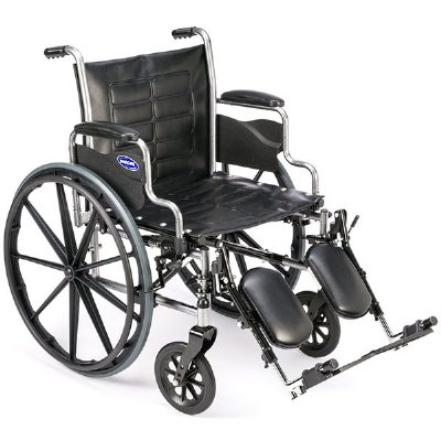 Invacare Tracer EX2 Wheelchair - 20" Wide x 16" Deep - Detachable Desk Arms