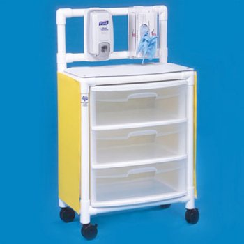 Isolation Station 3 Drawer Cart