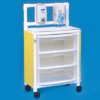 Show product details for Isolation Station 3 Drawer Cart