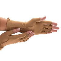 Show product details for Isotoner Open Finger Therapeutic Glove