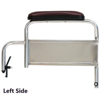 MRI Non-Magnetic Desk Length Flip-Back Arm Assembly for 18" Wide Chair