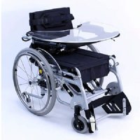 Show product details for Manual Push-Power Assist Stand Wheelchair