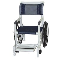 Show product details for 18" PVC Self-Propelled Aquatic Shower Chair, Sling Seat