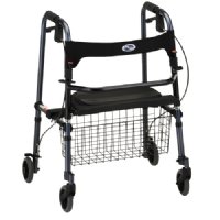 Show product details for Nova Cruiser De Light Rolling Walker - Blue