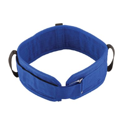 Heavy duty gait belt blue