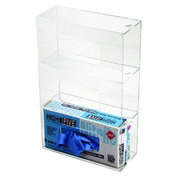 Side Loading Acrylic Glove Box Holder