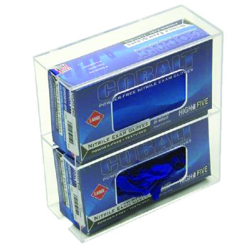 Side Loading Acrylic Glove Box Holder