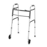 Show product details for ProBasics Deluxe Two-Button Folding Walker