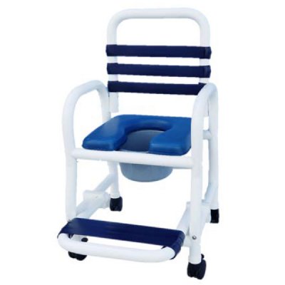 PVC Shower Commode Chair