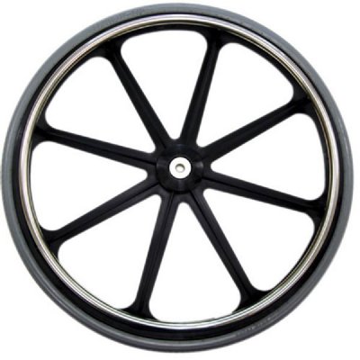 160-950 MRI Non-Magnetic 24" Rear Wheel Complete for 7/16 Axle, 18" to 20" Standard Wheelchairs