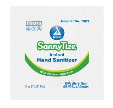 SannyTize Instant Hand Sanitizer Wipes