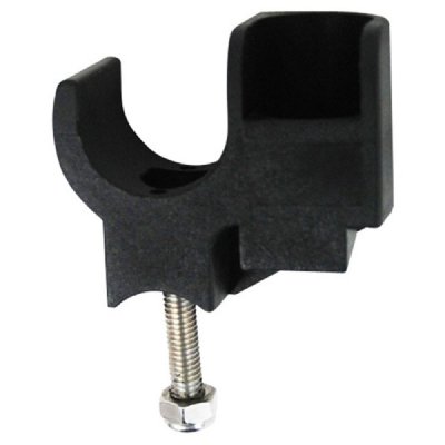 MRI Non-Magnetic Replacement Seat Guide with Arm Socket, Black Plastic for MRI Wheelchairs