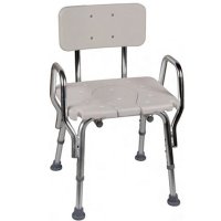 Shower Benches / Stools with Commode Cutouts