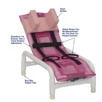 Show product details for Reclining PVC Bath/Shower Chair - Small Without Base