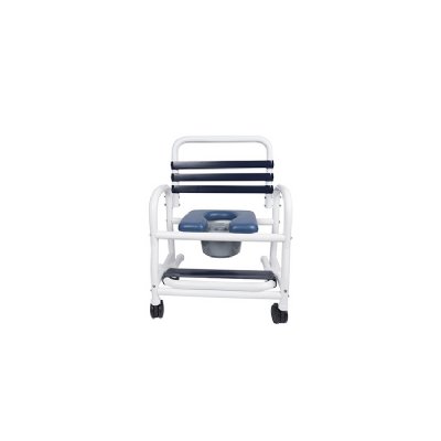 Deluxe New Era Infection Control Shower Commode Chair, 26" Internal Width, 435 lbs. Weight Capacity