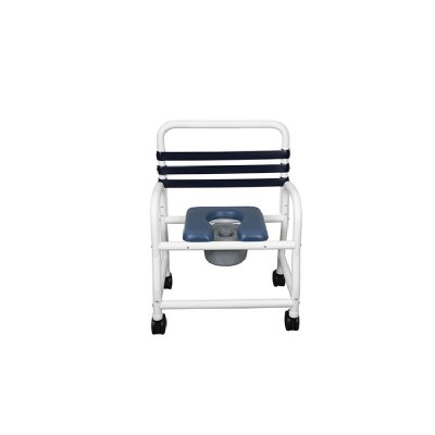 Deluxe New Era Infection Control Shower Commode Chair, 26" Internal Width, 435 lbs. Weight Capacity