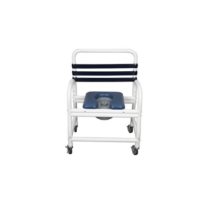 Deluxe New Era Infection Control Shower Commode Chair, 26" Internal Width, 610 lbs. Weight Capacity