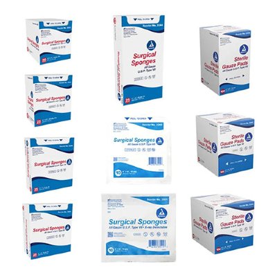 Sterile Gauze Sponges and Pads