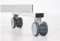 Show product details for Straight Steering Kit (2 Caster) for Shower Trolleys