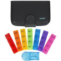 Travel Pill Organizer w/ Pill Splitter