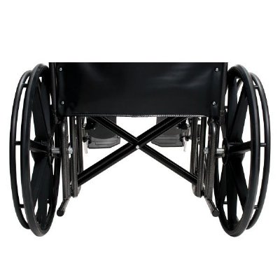 Everest and Jennings Traveler Heavy Duty Wheelchair 20" Wide, Detachable Full Arms