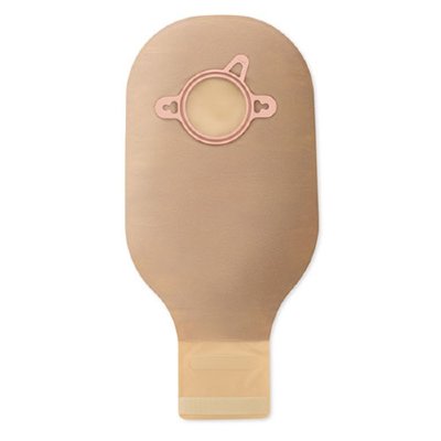 New Image Two-Piece Drainable Ostomy Pouch Lock 'n Roll Microseal Closure
