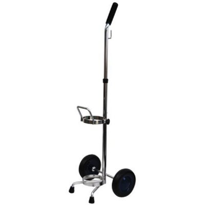 MRI Stainless Steel Oxygen Cart