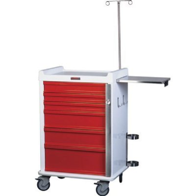 MRI Breakaway Locking 6 Drawer Cart, with Emergancy Pkg