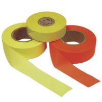Show product details for MRI Warning Vinyl Tape, Red