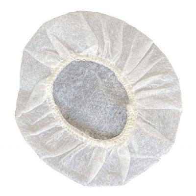 Large Sanitary Ear Muff Covers, White
