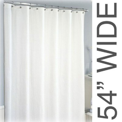 54"W Sure Chek Shower Curtain